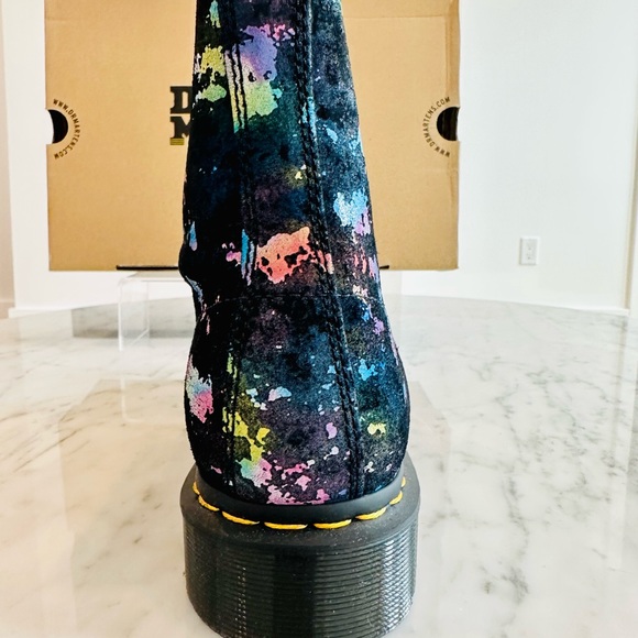 Dr. Martens 1460 PASCAL CONFETTI SUEDE LACE UP BOOTS - Picture 4 of 10